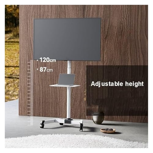 Soporte móvil para TV con altura ajustable y ruedas miniatura 5