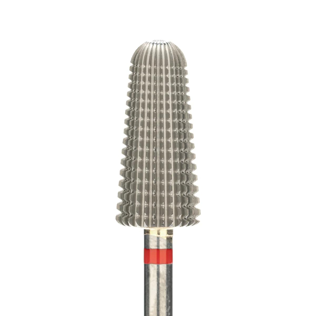 Pink Mask - Carbide Bit - Volcano - Red - Fine Abrasiveness for Nail Care