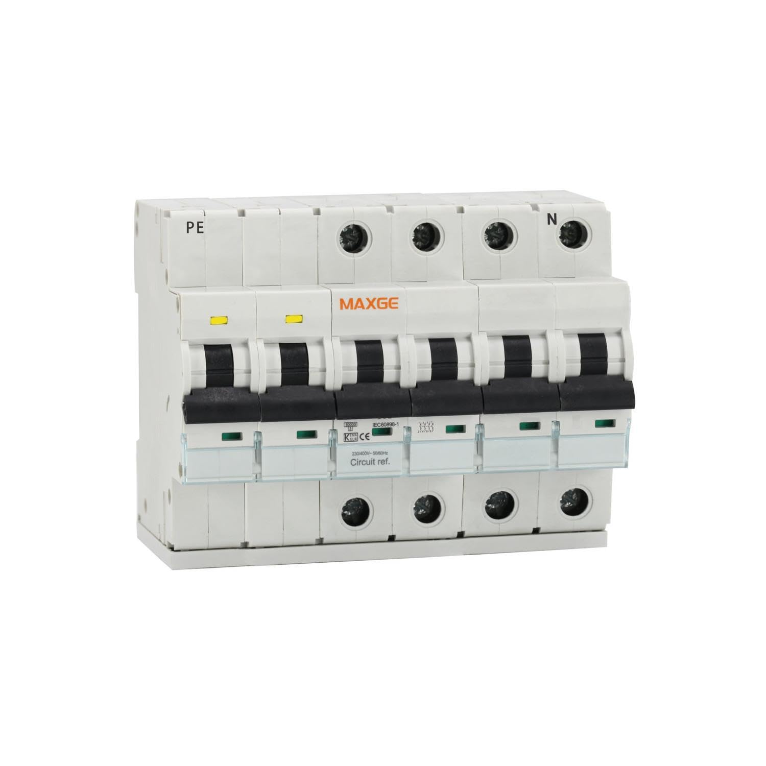 LEDKIA LIGHTING Protector Sobretensiones Permanentes + Transitorias MAXGE 4P-Clase II-15kA-1,5kV 40 A