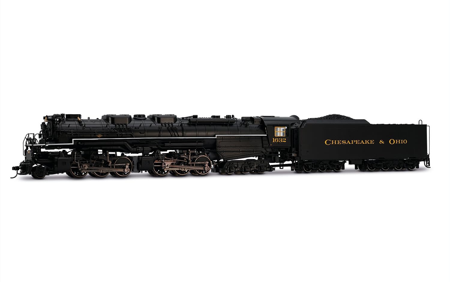 Rivarossi HR2951S Cheseapeake Ohio Articulated steam Locomotive 2-6-6-6 Allegheny 1632 with DCC Sound decoder