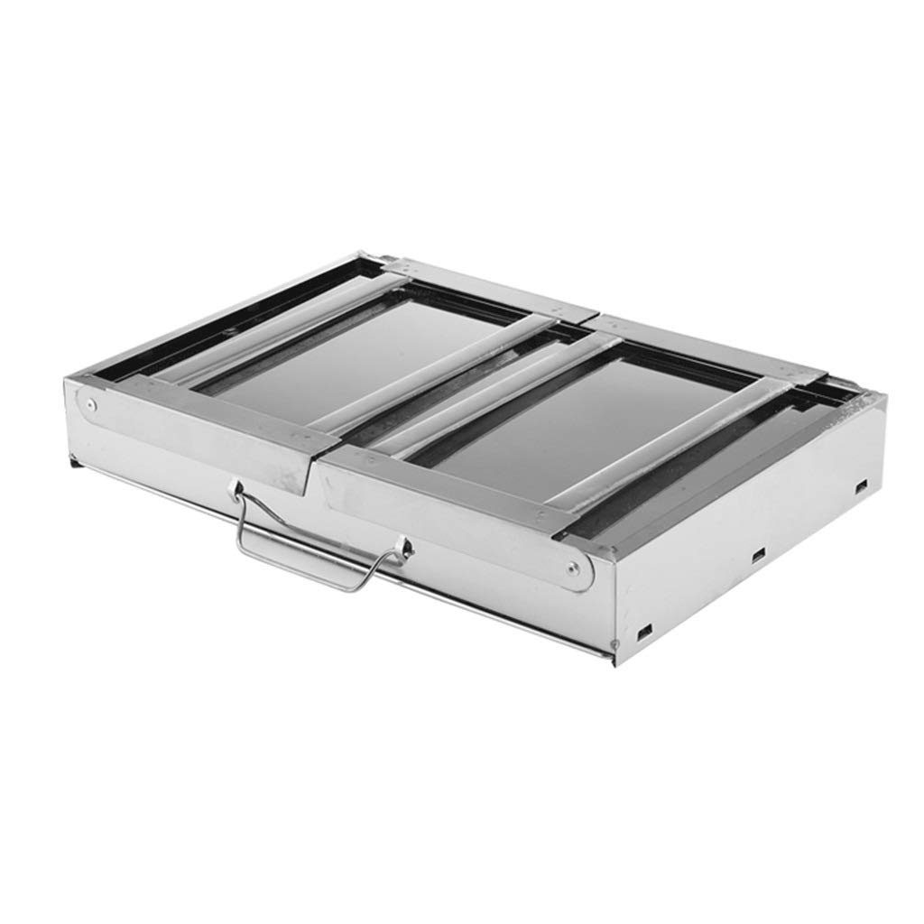 VEVOR Grillplaat 430 roestvrij staal 58,7 x 39,5 x 9,9 cm - Universele