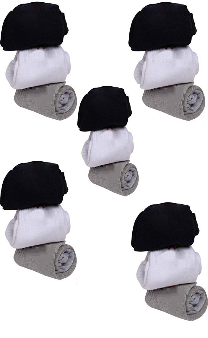 DIGITAL SHOPEEMen & Women Ankle Length Cotton Socks Pack of 15 Multicolored Free Size