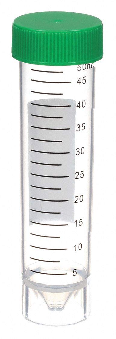 celltreat 229430 Self-Standing Tubo de centrífuga de polipropileno, 50 ml (caso de 500)