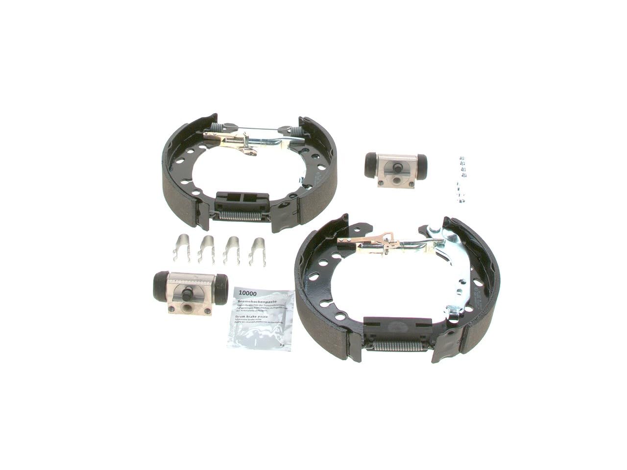 BOSCH 0 204 114 692 Zestaw do hamulców hamulce bębnowe z akcesoriami z cylinderkiem hamulcowym tył