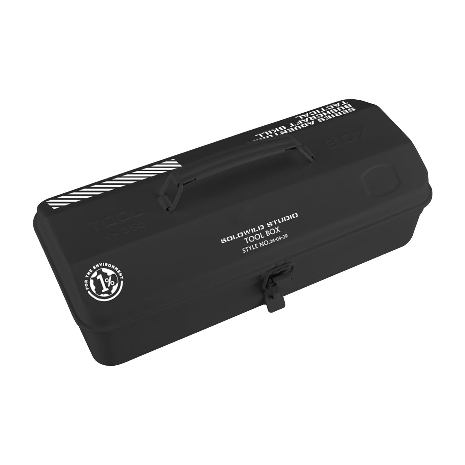 Portautensili | Scatola portautensili in metallo con manico – Valigetta multiuso portatile, organizer per campeggio, escursionismo, viaggi | Custodia multiuso, cassetta degli attrezzi portatile, organizer per campeggio, escursionismo, v