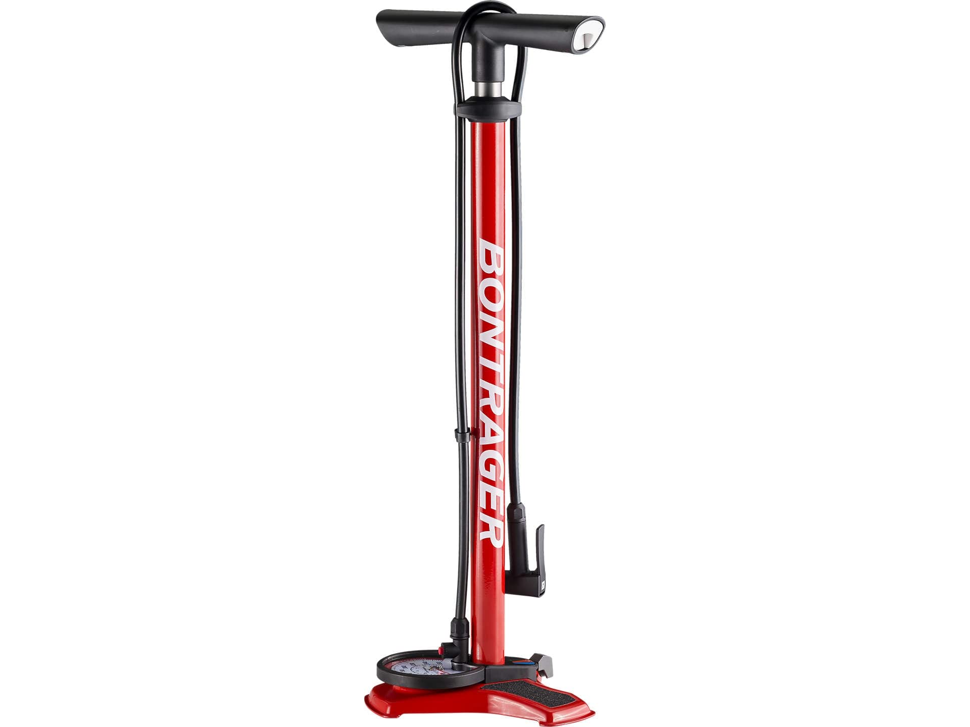 Bontrager Dual Charger Fahrrad Standpumpe rot