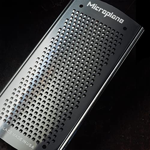 Microplane Gourmet Series Hard Cheese Grater (Fine, Black) #TOP1