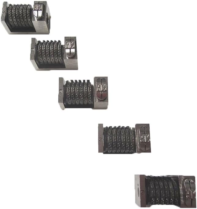 6 Digit Numbering Machine Backwards (5 Pieces) for Heidelberg, Letterpress, Windmill, Minerva, Tipo, Platen