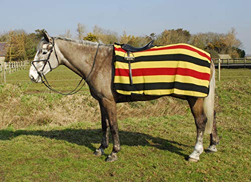 Rhinegold Striped Fleece Cutaway Ride, One Size