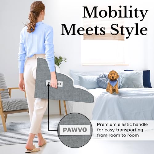 Dog-Stairs-for-Small-Dogs-157H-3-Step-Dog-Ramp-for-Bed-for-Couch-with-Elastic-Side-Handle-Removable-Washable-Cover-Stylish-Bandana-Pet-Ramp-for-Cats-Small-Dogs Dog Stairs for Small Dogs 157H 3 Step Dog Ramp for Bed for Couch with Elastic Side Handle Removable Washable Cover Stylish Bandana Pet Ramp for Cats Small Dogs