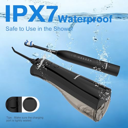 2-in-1 Water Flosser Electric Toothbrush Combo DROPS TO - image 6