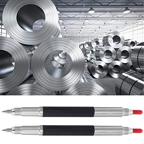 ULTECHNOVO 2Pcs Scriber Dupla Cabeça Gravura Gravura Gravador Caneta Riscador Ferramentas Mini Diy K