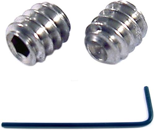 Miniatura 3 de 4-40 x 34 pulgadas Tornillos de acero inoxidable con punta de copa, 20 paquetes con llave hexagonal .050, 2 paquetes