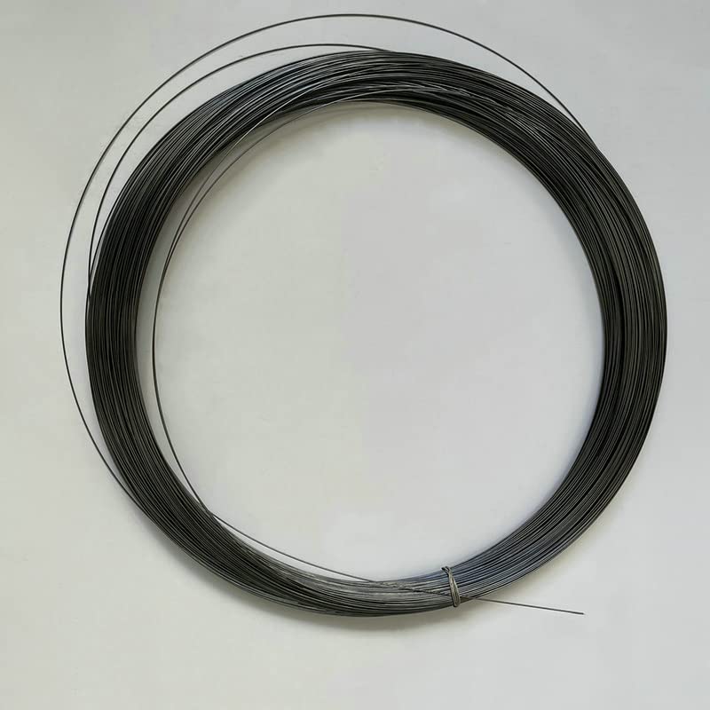 Fil d'acier nitinol à mémoire de forme super élastique en alliage de titane et nickel Noir 0,1 à 1,8 mm (0,2 mm x 5 m)