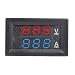 Produktbild Yishijia HW-811 Mini-Voltmeter / Amperemeter, digital, DC 100 V, 50 A, mit Shunt (rot + blau)