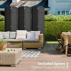 Sorbus 6 Panel Room Divider 6 ft. Tall - Privacy Screen, Extra Wide Double Hinged Panels, Mesh Hand-Woven Design, Partition Room Dividers and Folding Privacy Screens, Wall Divider for Room Separation Sorbus 6 Panel Room Divider 6 ft Tall Privacy Screen Extra Wide Double Hinged Panels Mesh Hand Woven Design Partition Room Dividers and Folding Privacy Screens Wall Divider for Room Separation