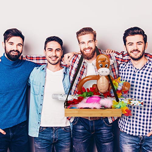Bauchladen Relaxdays aus Bambus für Junggesellenabschied und Promotion