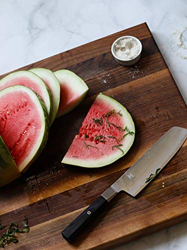 Miyabi Koh Nakiri Knife,Black/Stainless Steel,6.5