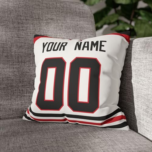 Image of ANTKING Chicago Throw Pillow Personalized Custom Any Name and Number for Men Women Boy Gifts