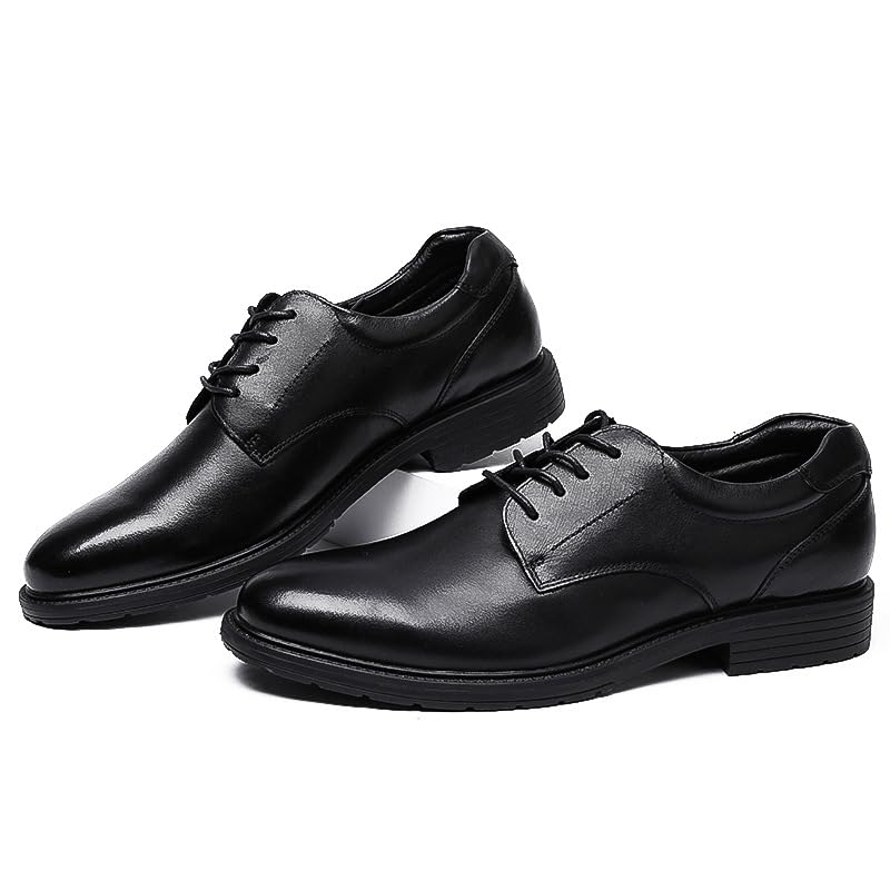 SoleEase Men's Oxfors Shoes Casual Formal Shoes Black Size 7.5