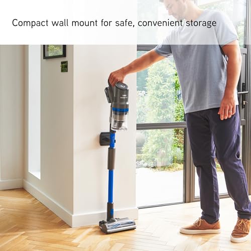 Vax HomePro Pet Cordless Stick Vacuum Cleaner, HairWrap Resist, FlexiClean Pole, Easy Empty Bin, Pet, Stair and Crevice Tools Included, Up to 45 min Runtime, LED Lights, Graphite and Blue, CLSV-HPKP