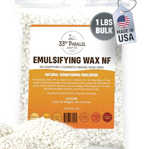 Non-GMO Emulsifying Wax NF Pastilles (1 LBS / 16 OZ)