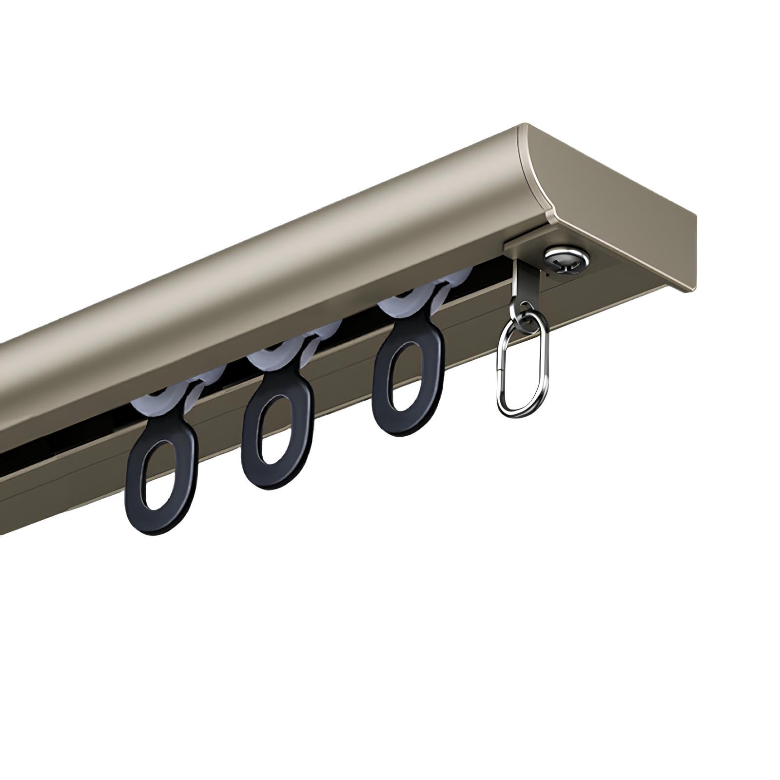 Rail simple plafond ultra fin rideaux cloison séparation 2.6m