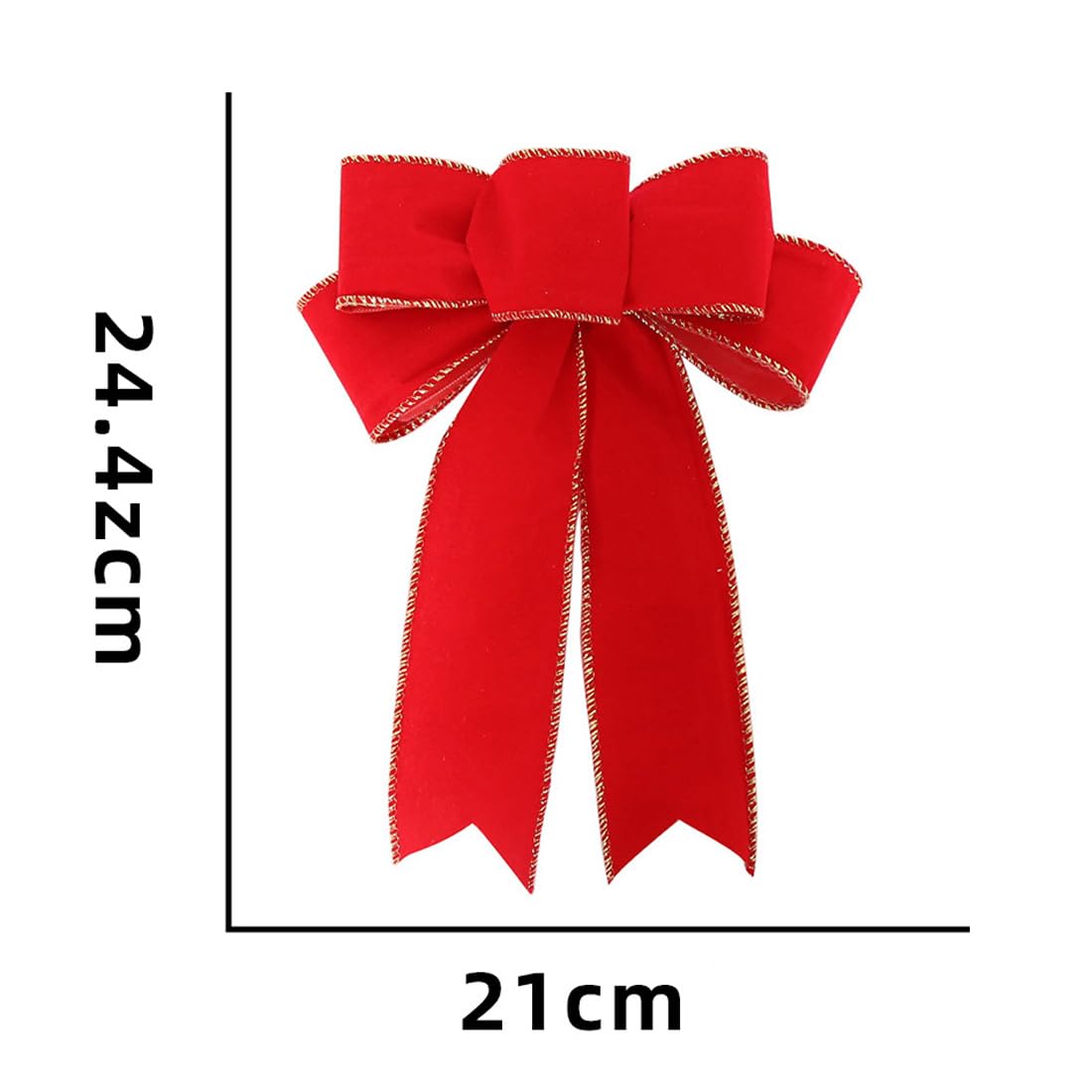 Amazon | Wefitfix クリスマス リボン 約21*24cm 豪華なリボン