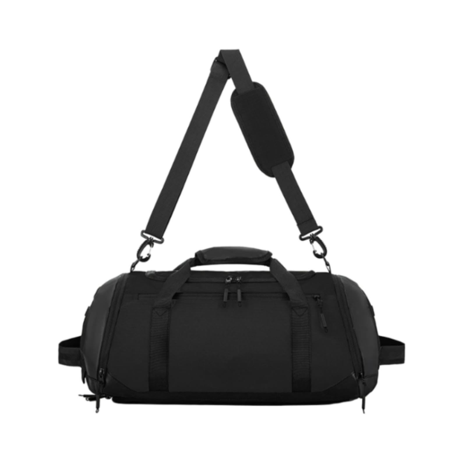 Overnight Bag Waterproof Sports Gym Bag for Outdoor Indoor Dancing Men Women Black-picture-31