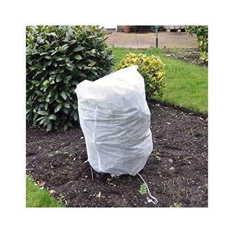Truoli Pack of 4 Medium Frost Protection Winter Fleece Jackets Cover Protect Plant Shrub 80cm x 60cm Cover