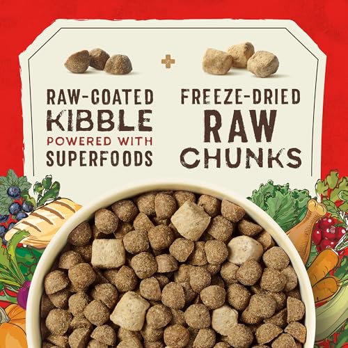 Stella & Chewy's SuperBlends Raw Blend Wholesome Grains Cage-Free Chicken & Duck Recipe with Superfoods, 3.25 lb. Bag - image 2