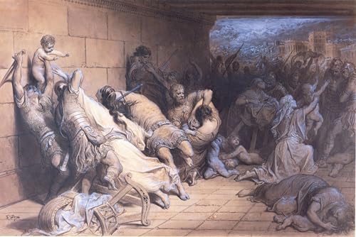 Poster le Martyre des Saints Innocents de Gustave Dore pour habiller un grand mur vide