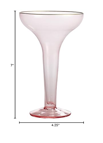 Miniatura 5 de Slant Collections Copa de champán Coupé, 8 onzas, rosa claro