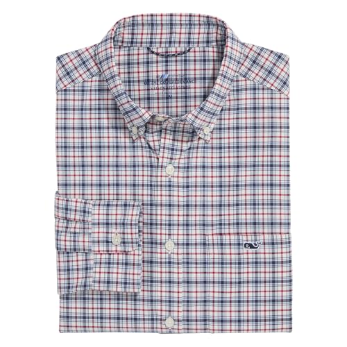 vineyard vines Men's Plaid On-The-go Nylon Shirt2