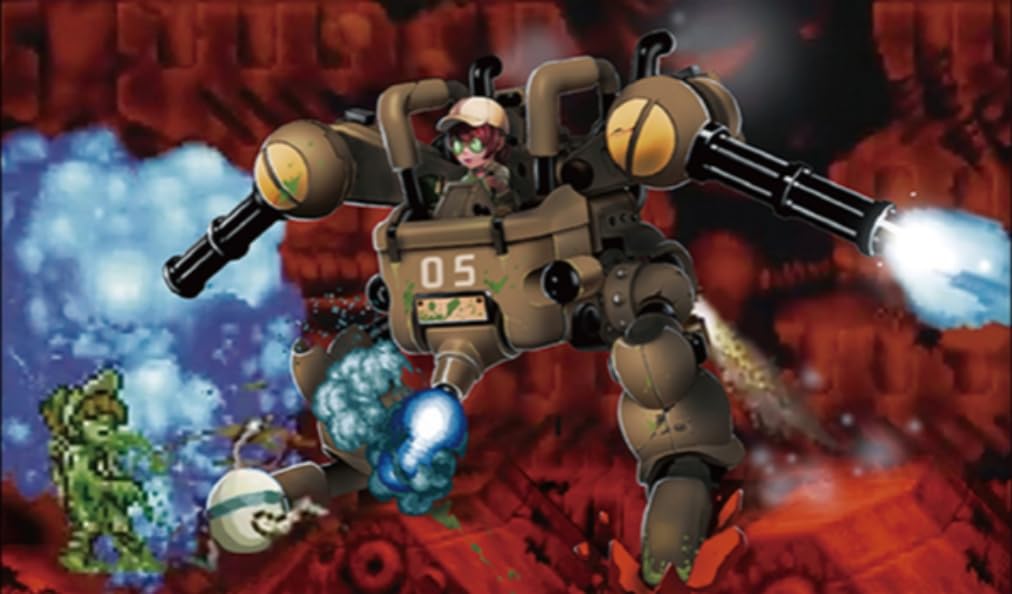 HiPlay Kits de modelo de plástico: Metal Slug: vehículo de combate espacial ASV, figuras de acción coleccionables estilo anime Mecha (SVX-22UG