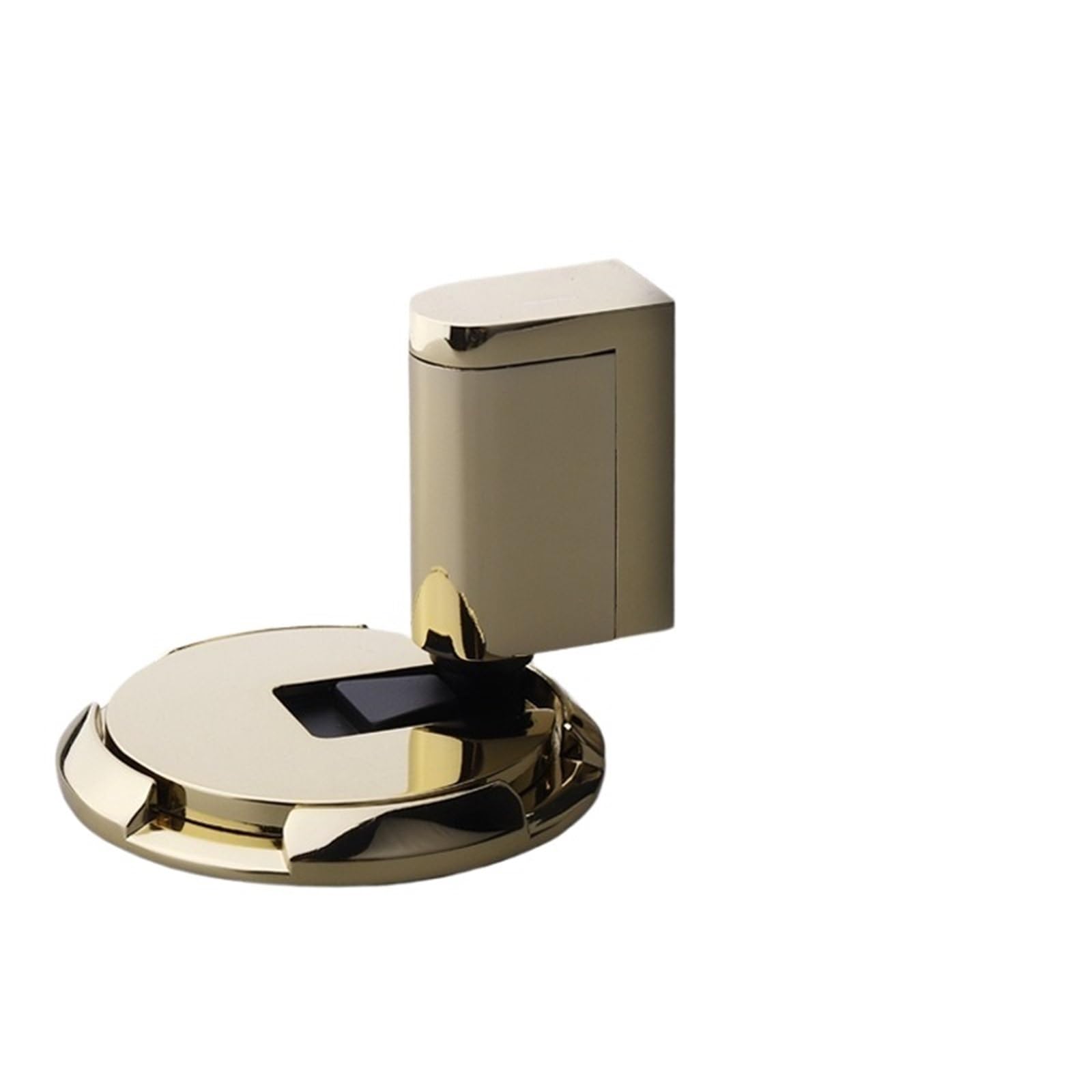 Kdhcvkz Bronze 1Pcs Hole-Free Door Stopper Mechanical Push-Action Windproof Invisible Floor Stopper