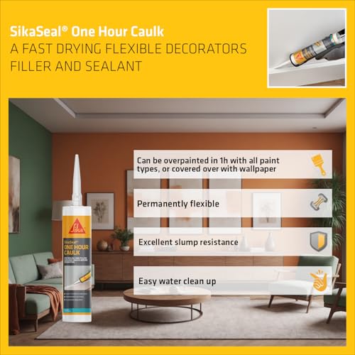 Sika Everbuild Everflex 125 One Hour Cartridge - 125C3, wit, 300 ml