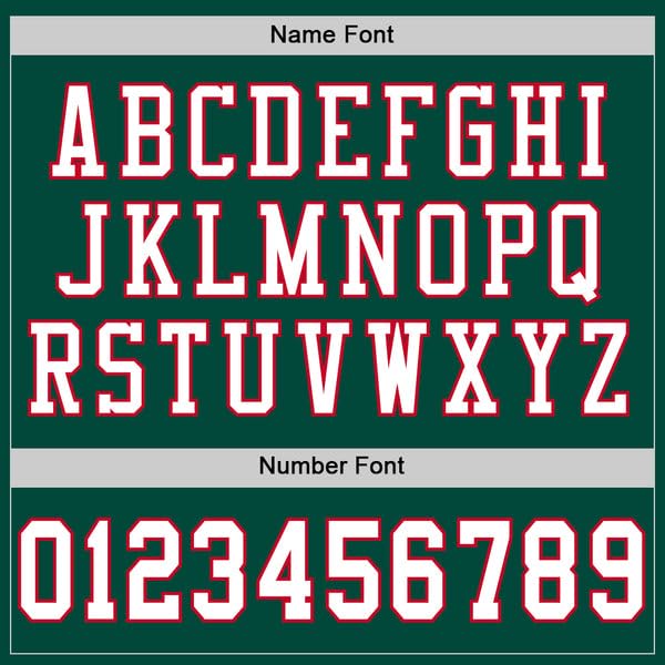Customize Custom Football Jersey, Football Jersey, Green White-Red Mesh Throwback Football Jersey, Youth Football Jersey, Personalized Football, Football Jerseys, Custom Jersey, Personalized Jersey