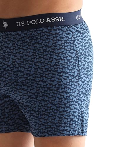 Image of U.S. Polo ASSN. Mens OEX09 Comfort Regular Fit Solid Boxers - Pack of 2