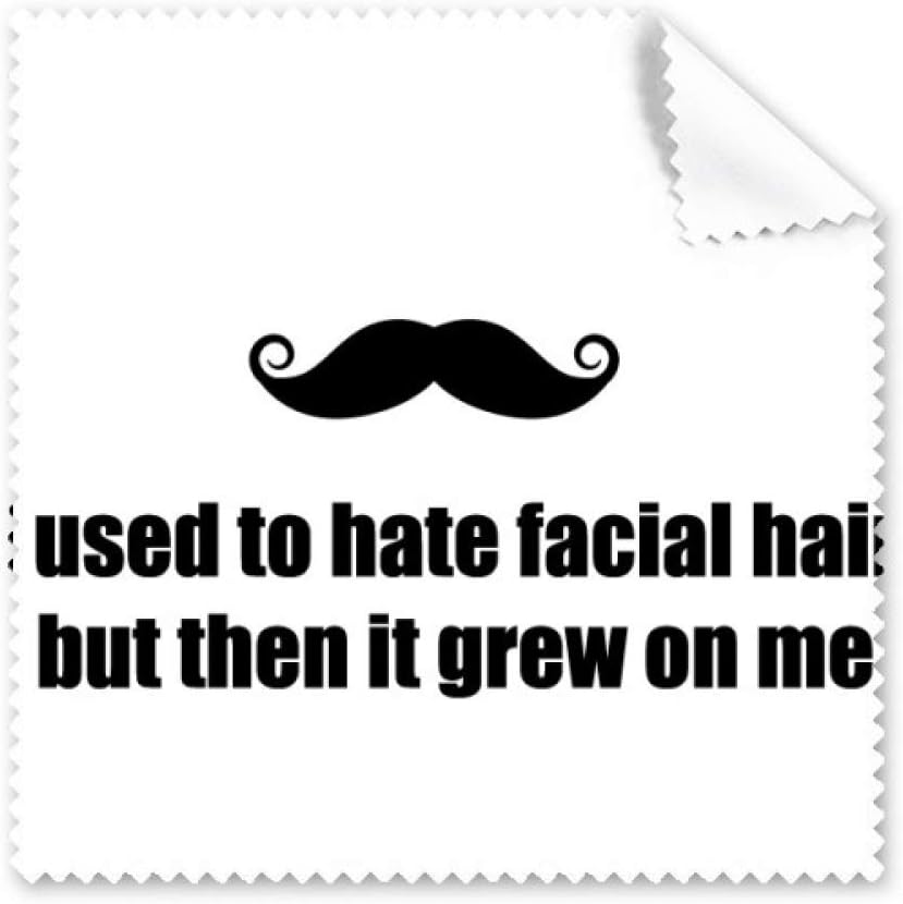 Joke About Beard Hair Cleaning Cloth Phone Screen Glasses Cleaner 5pcs