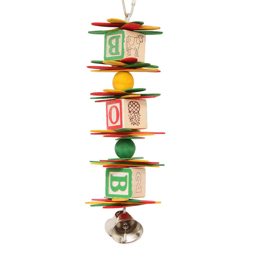 Busy Bagel Chew & Preen Hanging Parrot Toy — view 8