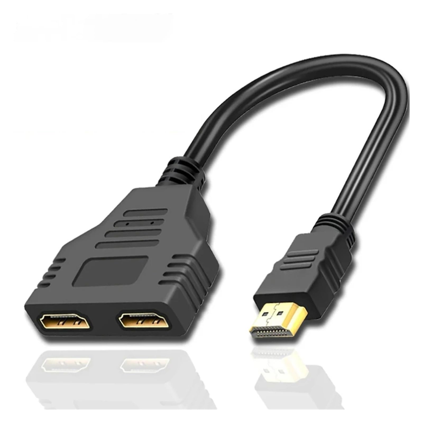 Répartiteur En Y À 2 Ports Hdmi, 1 Entrée 2 Sorties, Adaptateur De Câble HD 4K 1080P For Boîtier TV LCD, PS3, Cordons De Séparation Compatibles Hdmi