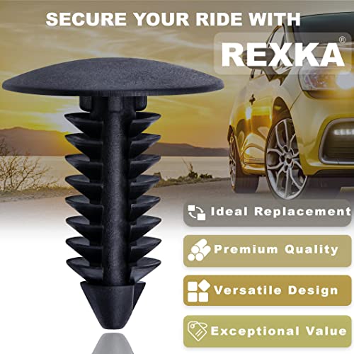 Rexka 100Pcs Fender Bumper Shield Fender Liner Push Pin Retainer Clips 6030441 For Jeep Dodge Ram Chrysler #TOP3