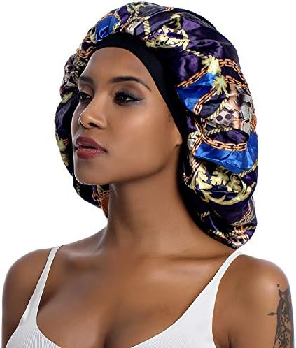 Satin Bonnet for Curly Hair Silk Bonnet 