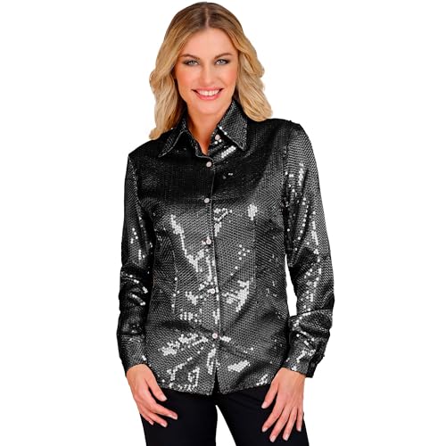 W WIDMANN MILANO Party Fashion - Chemisier Ă Paillettes pour Femme