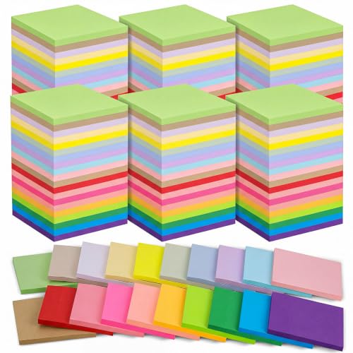 Image of Fainne 120 Pack Sticky Notes Bulk 3x3 Multicolor Self Stick,Mix Color