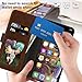 UOGNADGD Leather Flip Cover Compatible with Ulefone RugOne Xever 7 Pro Wallet Case with Card Slots, Magnetic Closure, Stand Function, RFID Shockproof Folio (Darkbrown)