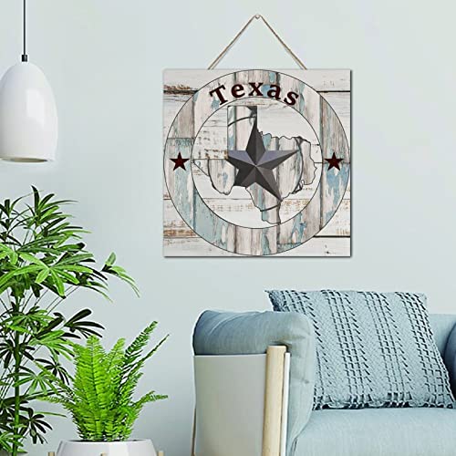 Plaque Texas Lone Star bois pour habiller un mur blanc de bureau