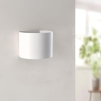 M Ledme - Applique LED Round bianca da 12 W, IP54