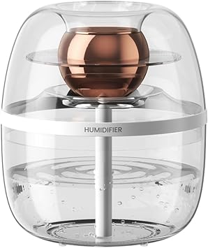 Double Spray Humidifiers For Bedroom,3L Cool Mist Ultrasonic Humidifier with Night Light,Living Room Humidifier, Automatic Mode Humidity Sensor for Bedroom Large Room Home Office & Plants White